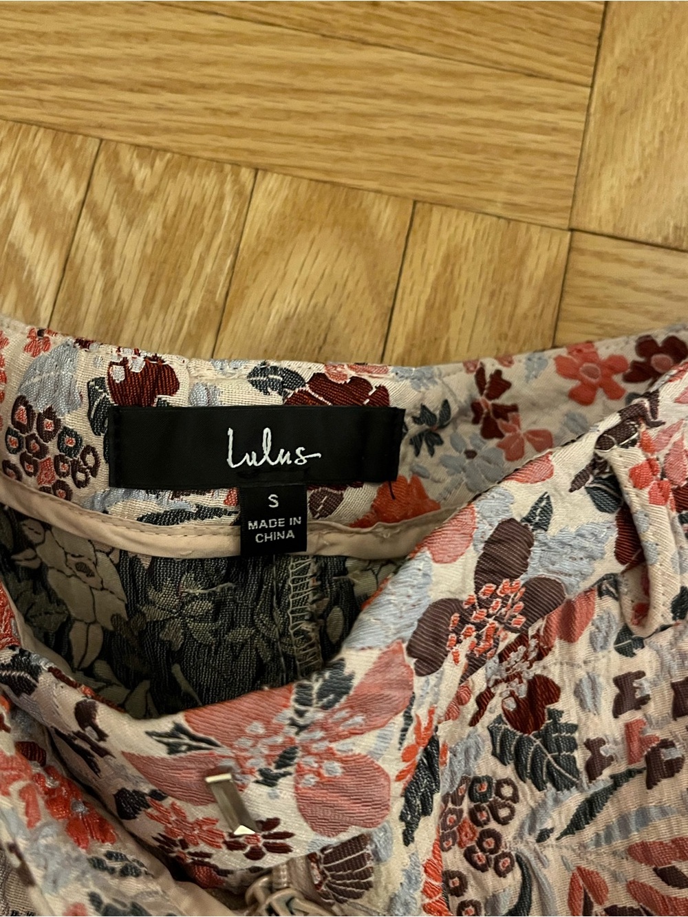 Lulu's Bloom into Spring Blush Floral Jacquard Set - Picture 6 of 11